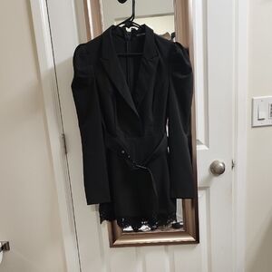 Elegant Black Women's Romper